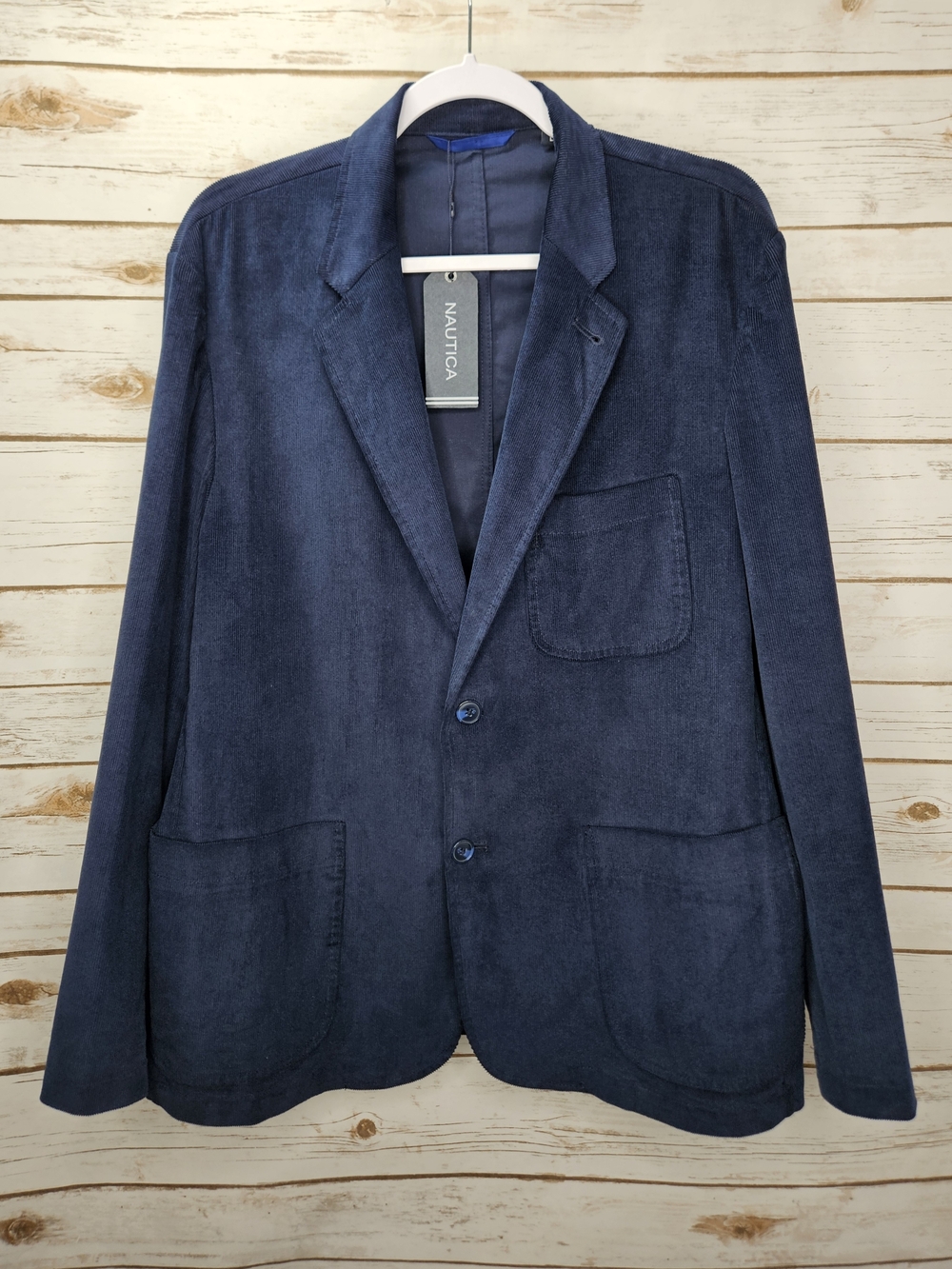 Nautica Classic Fit Stretch Corduroy Blazer Size Large